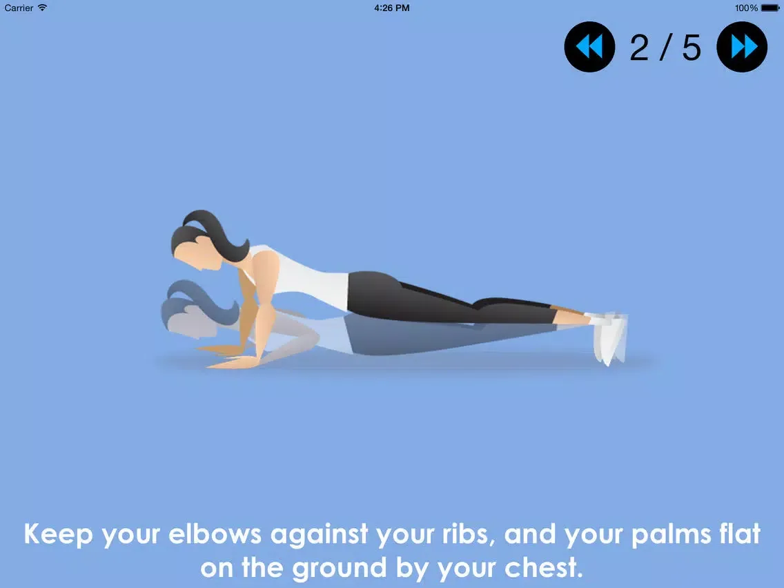 Screenshot di 7min Workouts Free - Intense! iPad 